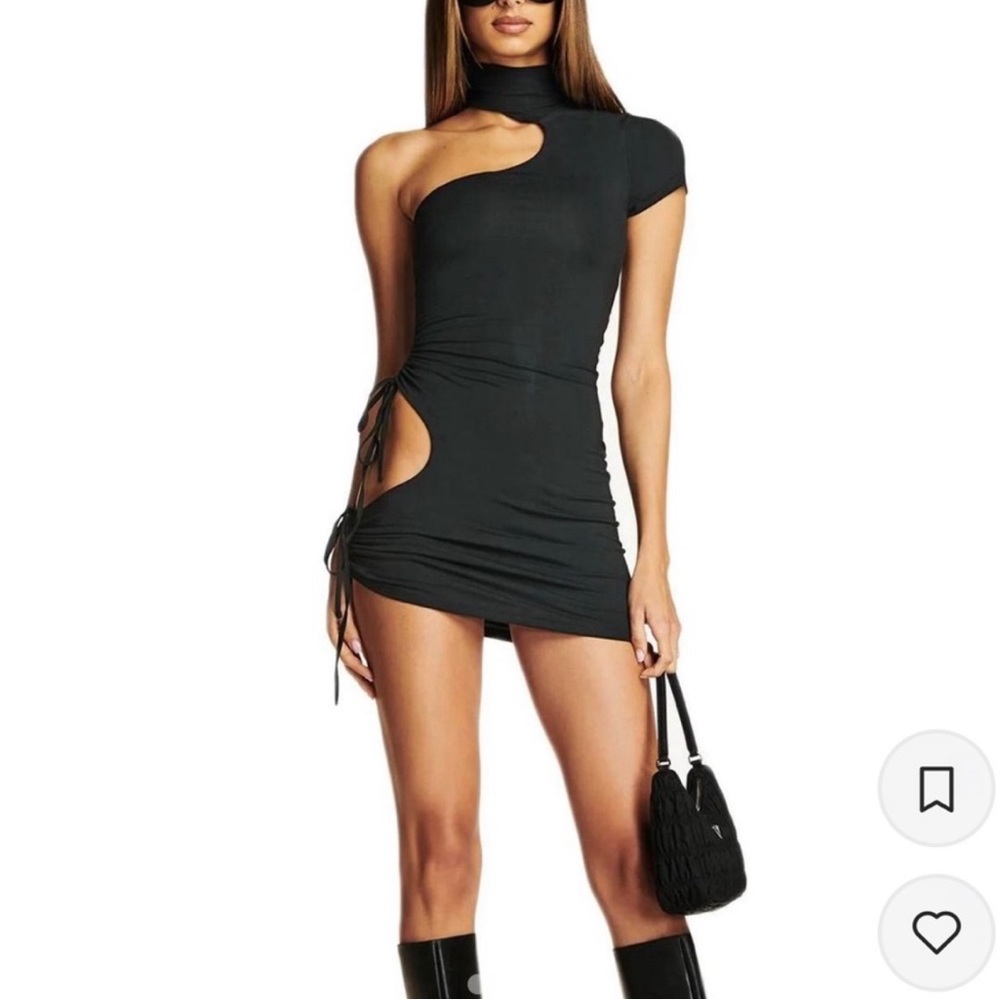 I.AM.GIA Black Cutout Dress